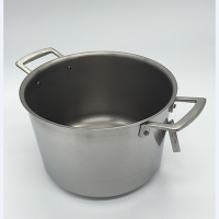 2018 hot selling non stick titanium stock pot with lid