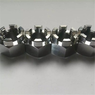 DIN935 titanium alloy castle nut