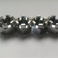 DIN935 titanium alloy castle nut